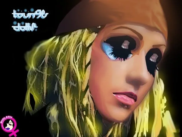Early Lounge Dolls and Big Lash illustration